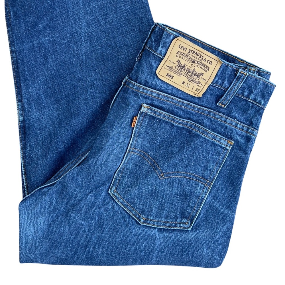 Vintage Levi’s 505 Orange Tab Straight Leg Jeans 20505-0217 Made in USA